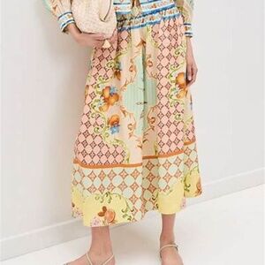 Hunter Bell Tatum Skirt Sz Medium Gasparilla Garden